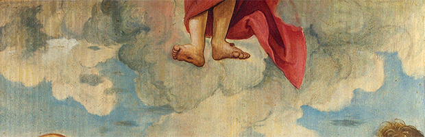 Hans Süß von Kulmbach In den meisten Darstellungen der Himmelfahrt Christi, sieht man nur noch die Füße Jesu Christi